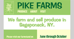 Desktop Screenshot of pikefarms.com