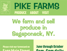 Tablet Screenshot of pikefarms.com
